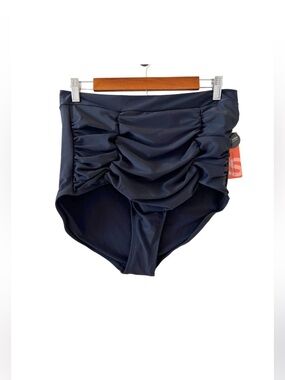 Shapermint NEW High-Waisted Control Bikini Bottom In Black Size 3XL